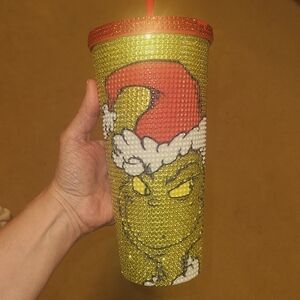 The Grinch Bling Tumbler 🎄